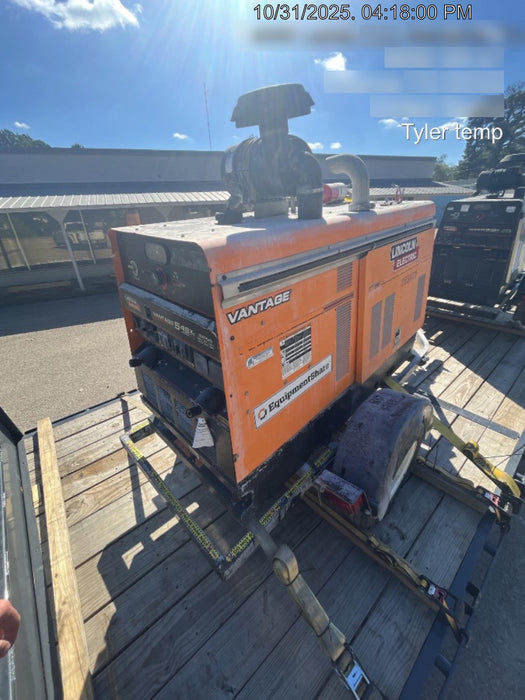 2021 Lincoln Electric Vantage 549X Ready Pak 3, ORANGE (includes trailer, cable rack, fender light kit)