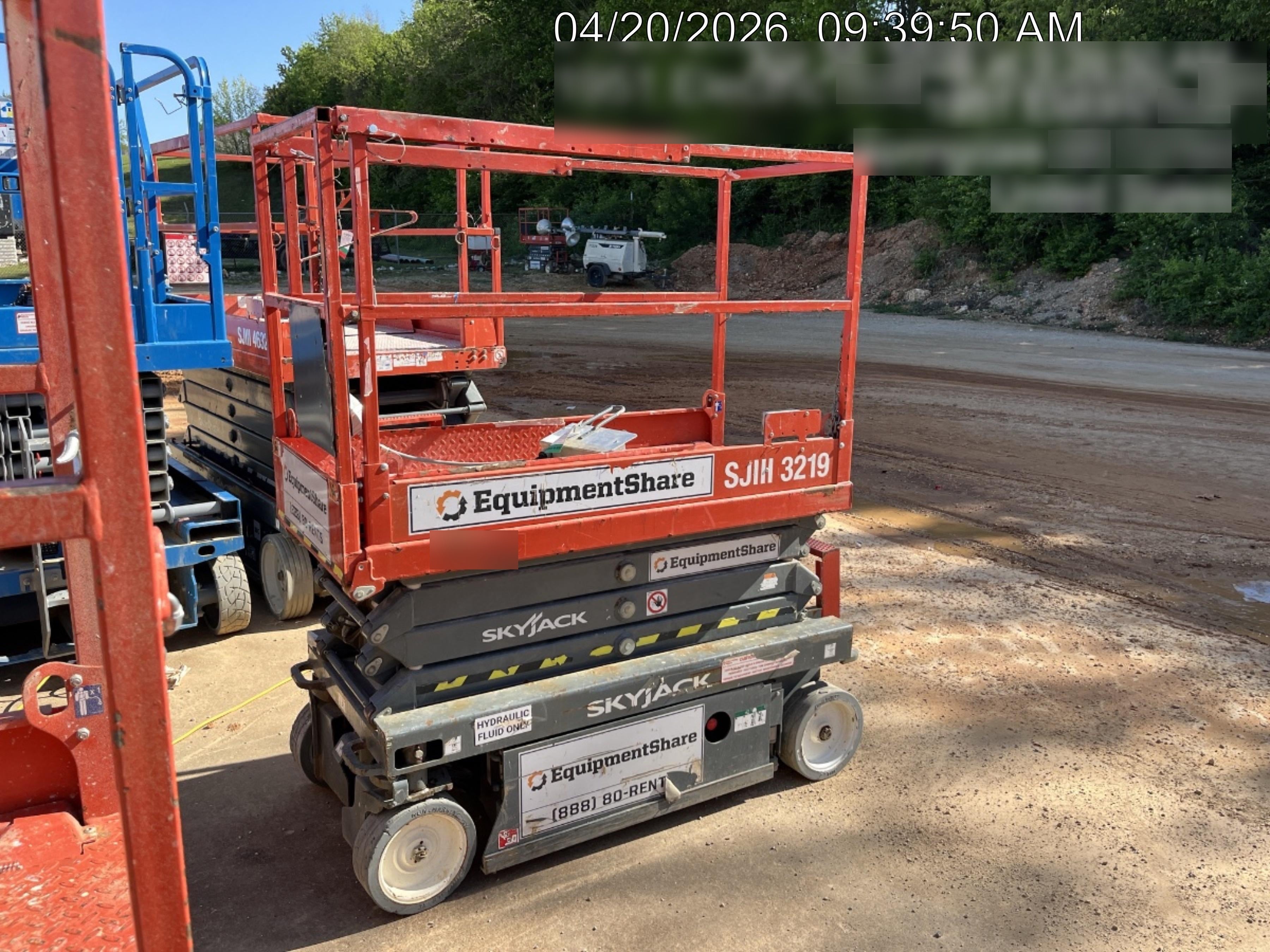 2019 Skyjack SJIII-3219 Standard Options, Trojan Batteries