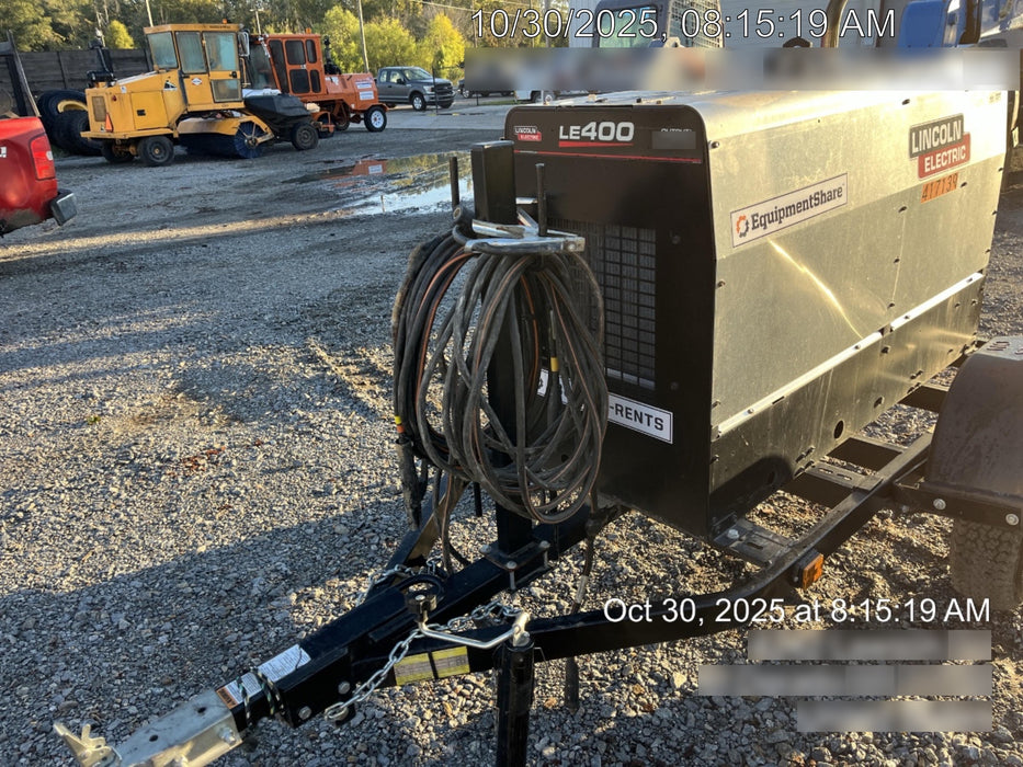 2024 Lincoln Electric LE400 Kubota V1505, Trlr, Cable Rack, Light Kit, ES Decals, T3
