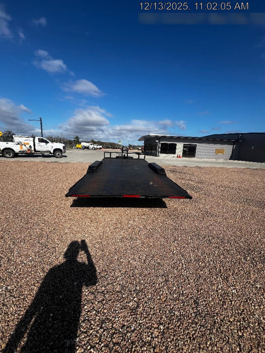 2024 TEXAS PRIDE TRAILERS 21' Lowboy Gravity Tilt Bed 14K Bumper Pull Trailer