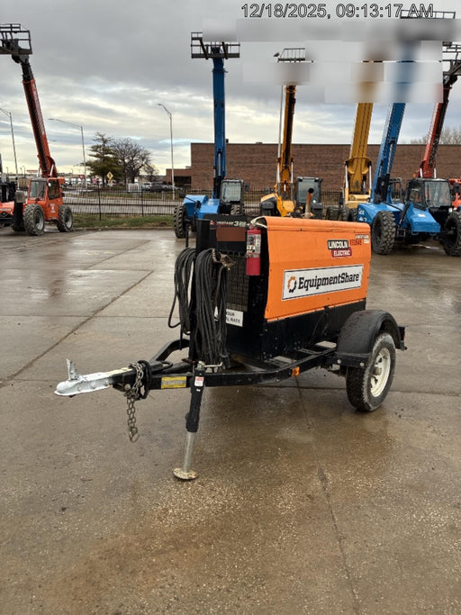 2021 Lincoln Electric Vantage 322 Vantage 322 Ready Pak 3 w/ Decals, ORANGE (includes trailer, cable rack, fender light kit) NO Telematics