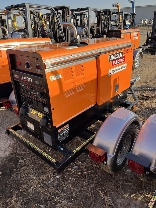 2022 Lincoln Electric LE400 Kubota V1505, Trlr, Cable Rack, Light Kit, ES Decals, T3