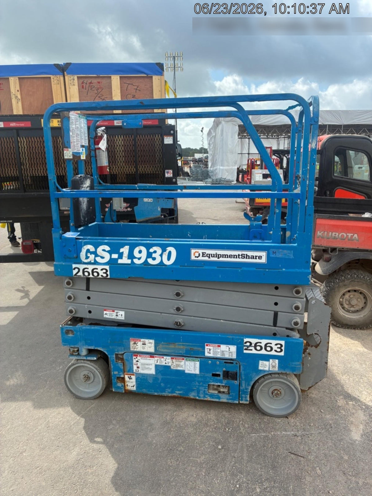 2017 Genie GS-1930 Genie GS-1930 Scissor Lift