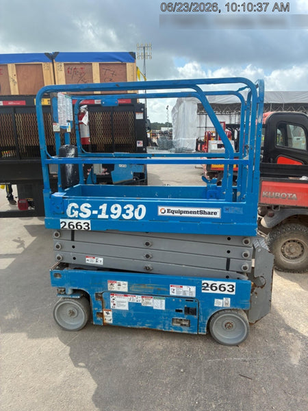 2017 Genie GS-1930 Genie GS-1930 Scissor Lift