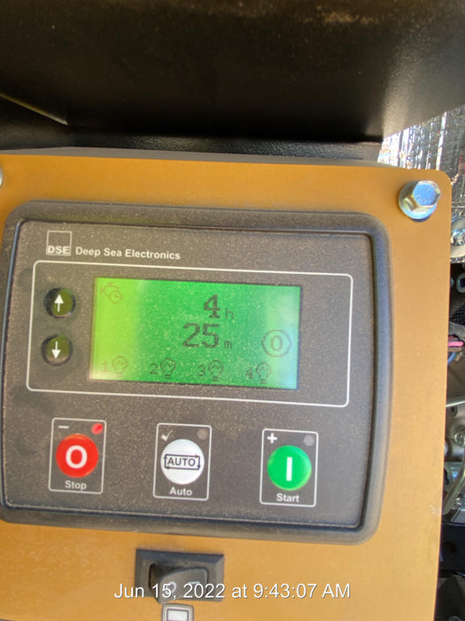 2022 Allmand NLV3GR (4) LED Light Fixture 350W, 23' Vertical Mast, 3kW Prime, Towable, Deep Sea L401, Leveling Jacks, Yanmar T4F 5.8hp