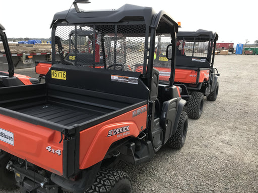 2019 Kubota RTV-XG850WL-H 4wd Utility Cart, Gas, 2 Seat, LED Strobe, Windshield Tempered Glass, Plastic Canopy, Wire Harness Kit, Backup Alarm