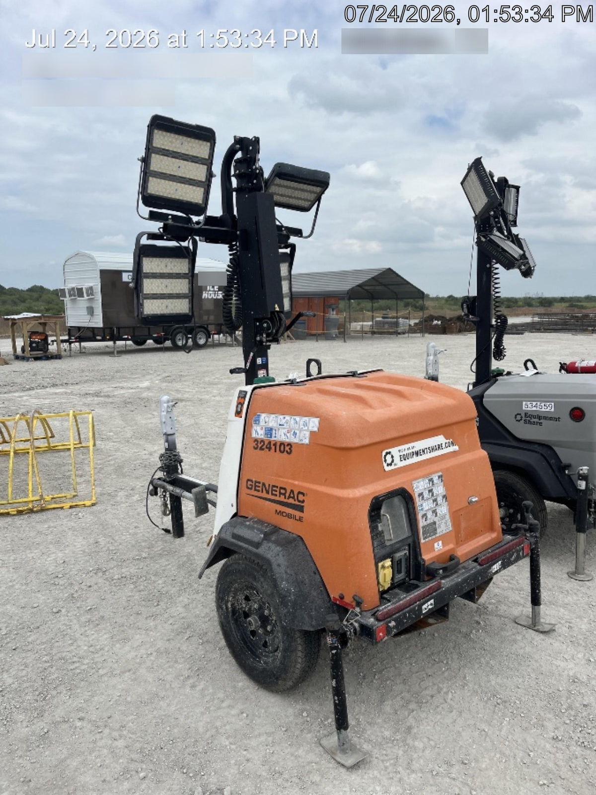 2023 Generac MLT2 Diesel, Flex Switch 120V Input, Powerzone Controller, (4) 320W LED Lights, 4kW Generator, 39.9 Gal Fuel Tank, 2" Ball, T3