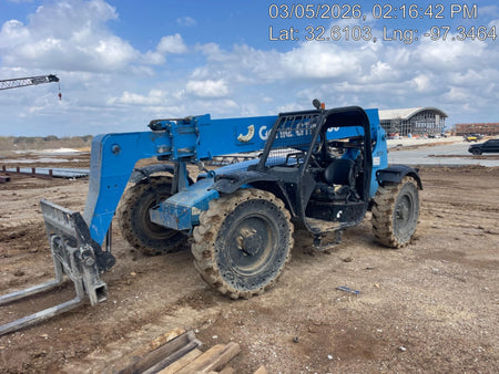 2018 Genie GTH-636 Genie GTH-636 w/Open ROPS, Solid Tires, Work Light/Beacon, 48" Carriage and Forks