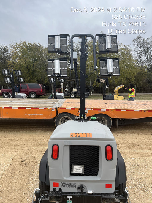 2024 Wacker Neuson LTT4 Diesel, Kohler KDW702, Deep Sea Controller, Auto Start, LED 320W, Bypass Outlet, T3