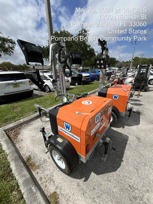 2023 Wanco WLTT-4MM4K Diesel, Deep Sea Controller, Shore Power Plug, Auto Start, (4) 350W LED Floodlights, 4kW Generator, 60 Gal Fuel Tank, 2" Ball, T3