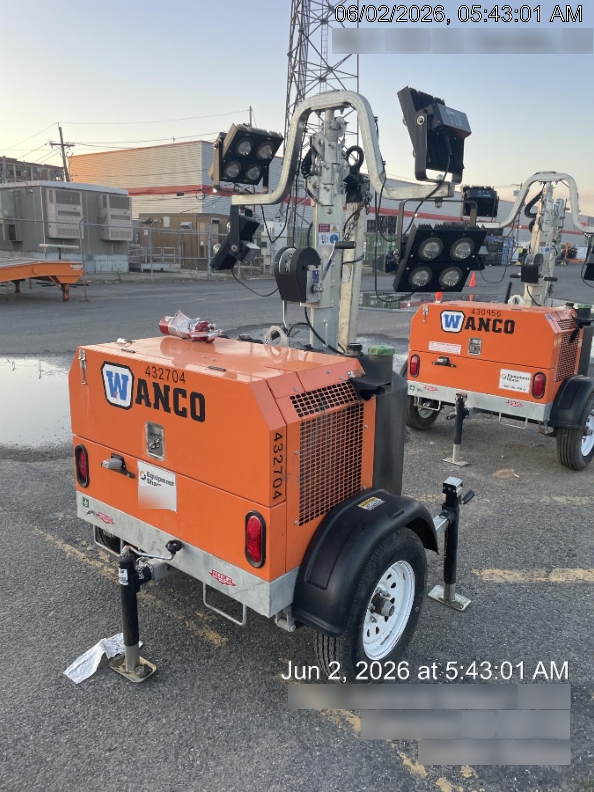 2024 Wanco WLTT-4MM4K Diesel, Deep Sea Controller, Shore Power Plug, Auto Start, (4) 350W LED Floodlights, 4kW Generator, 60 Gal Fuel Tank, 2" Ball, T3