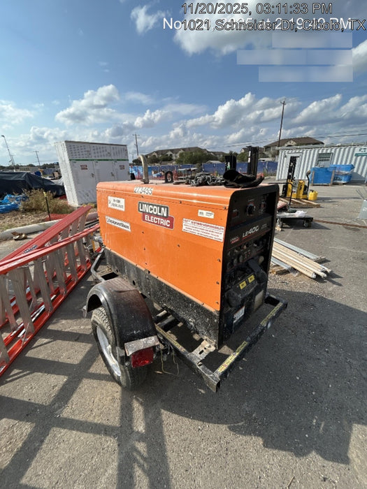 2022 Lincoln Electric LE400 Kubota V1505, Trlr, Cable Rack, Light Kit, ES Decals, T3