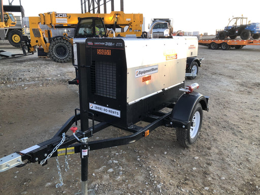 2019 Lincoln Electric Vantage 322 Welder Ready-Pak 3, Two wheel trailer, Fender and Light kit, Cable Rack