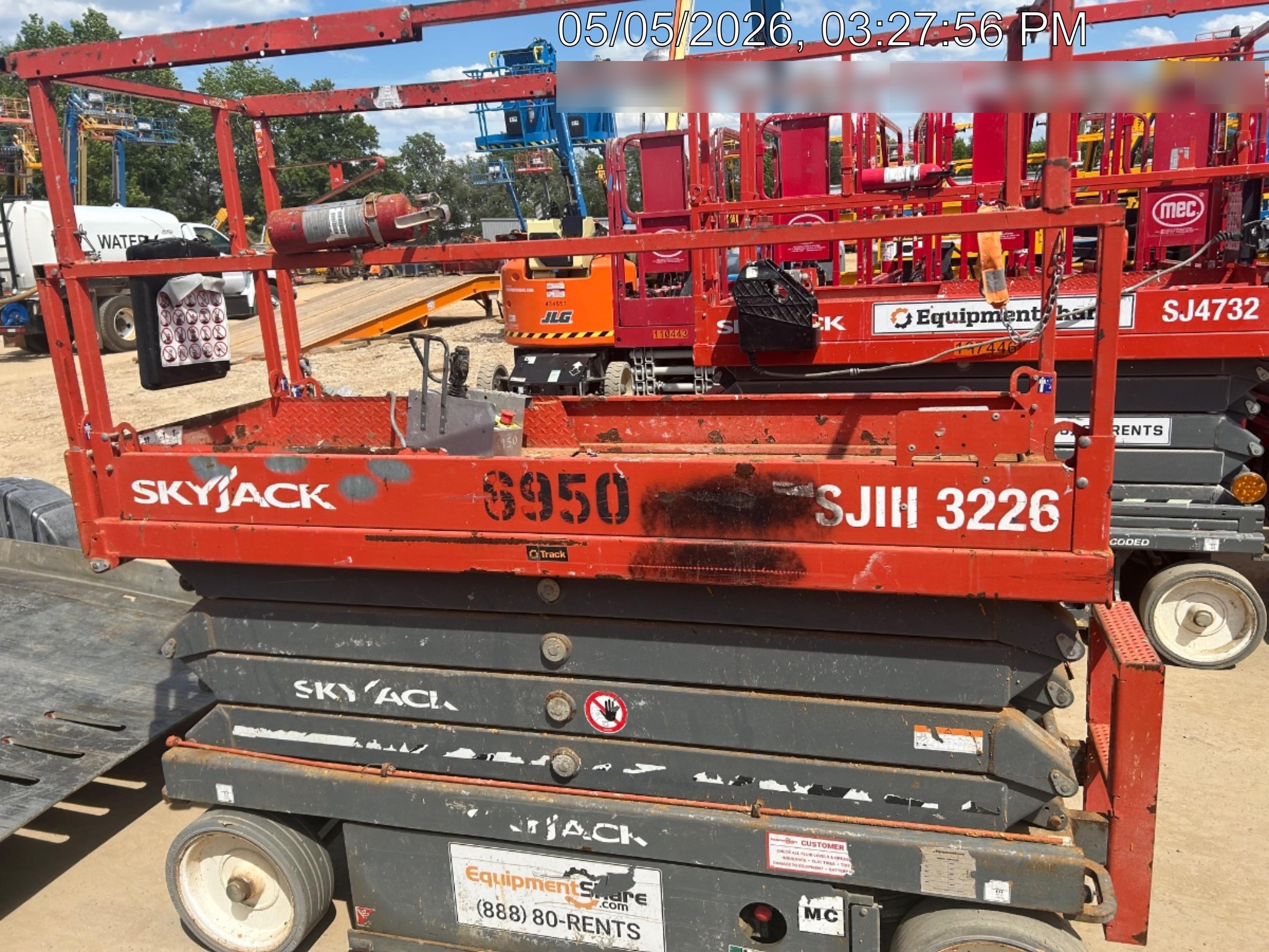 2018 Skyjack SJIII-3226 Skyjack SJIII3226 Scissor Lift w/Trojan Batteries