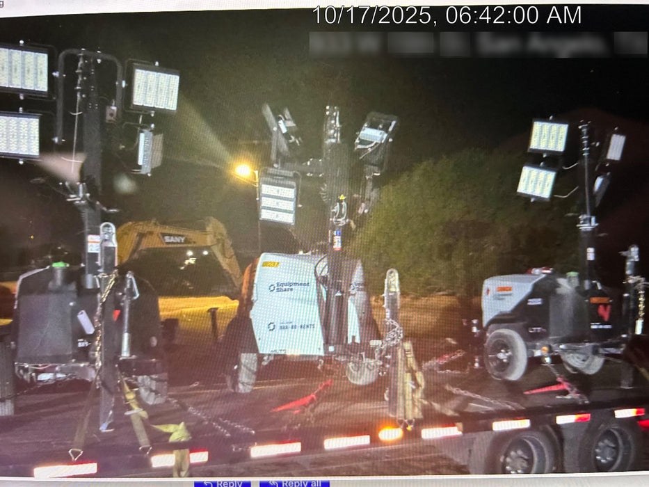 2024 Generac MLT2 Diesel, Flex Switch 120V Input, Powerzone Controller, 
(4) 320W LED Lights, 4kW Generator, 39.9 Gal Fuel Tank, 2" Ball, T3