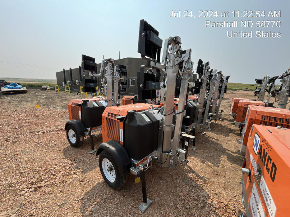 2024 Wanco WLTT-4MM4K Diesel, Deep Sea Controller, Shore Power Plug, Auto Start, (4) 350W LED Floodlights, 4kW Generator, 60 Gal Fuel Tank, 2" Ball, T3