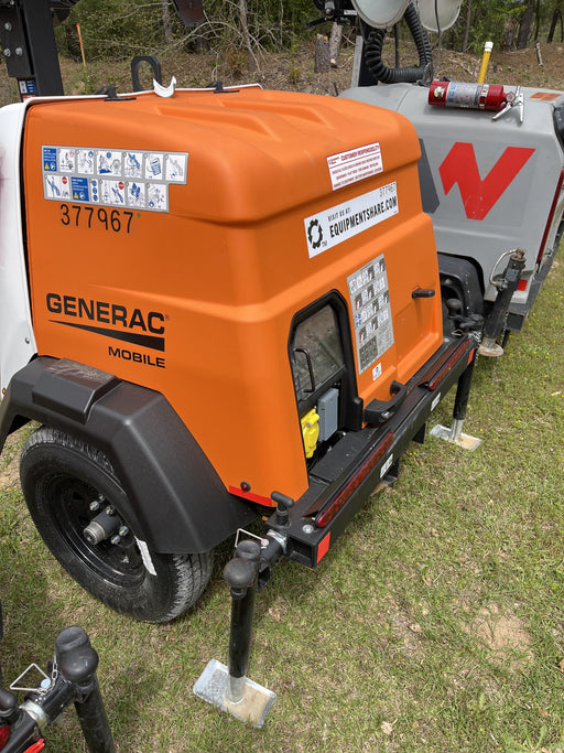 2023 Generac MLT2 Diesel, Flex Switch 120V Input, Powerzone Controller, 
(4) 320W LED Lights, 4kW Generator, 39.9 Gal Fuel Tank, 2" Ball, T3