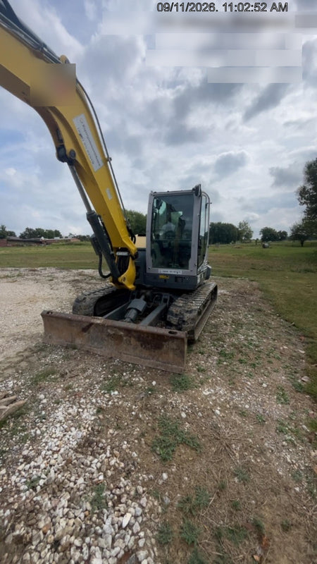 Wacker Neuson ET90 Cab, Long Dipperstick, Track, Bucket