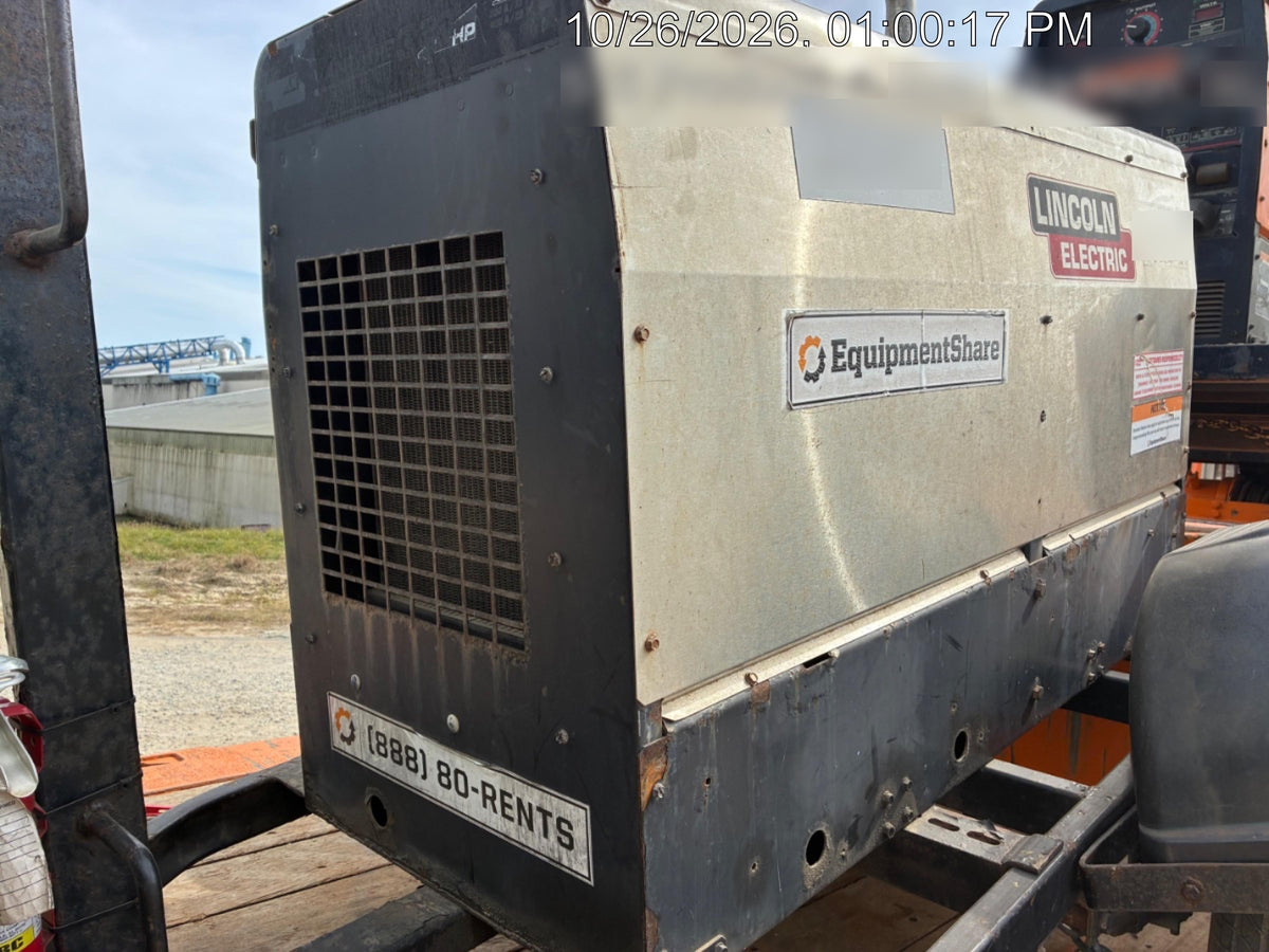 2019 Lincoln Electric Vantage 322 Welder Ready-Pak 3, Two wheel trailer, Fender and Light kit, Cable Rack