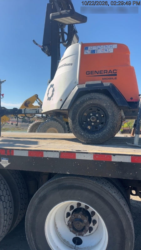 2024 Generac MLT2 Diesel, Flex Switch 120V Input, Powerzone Controller, 
(4) 320W LED Lights, 4kW Generator, 39.9 Gal Fuel Tank, 2" Ball, T3