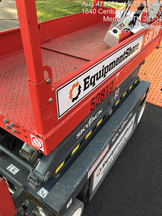 2019 Skyjack SJIII-3219 Standard Options, Trojan Batteries