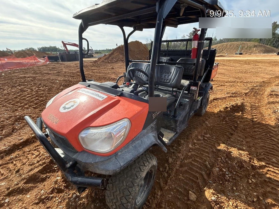 2021 Kubota RTV-X1140W-H Plastic Canopy, Windshield Acrylic Clear, LED Strobe Light, Wire Harness Kit, Back up Alarm