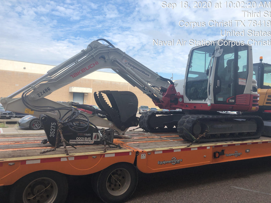 2019 Takeuchi TB290 Takeuchi TB290 Cab/Heat/AC w/Rubber Tracks, Auxiliary Hydraulics, Dozer Blade, Manual QC