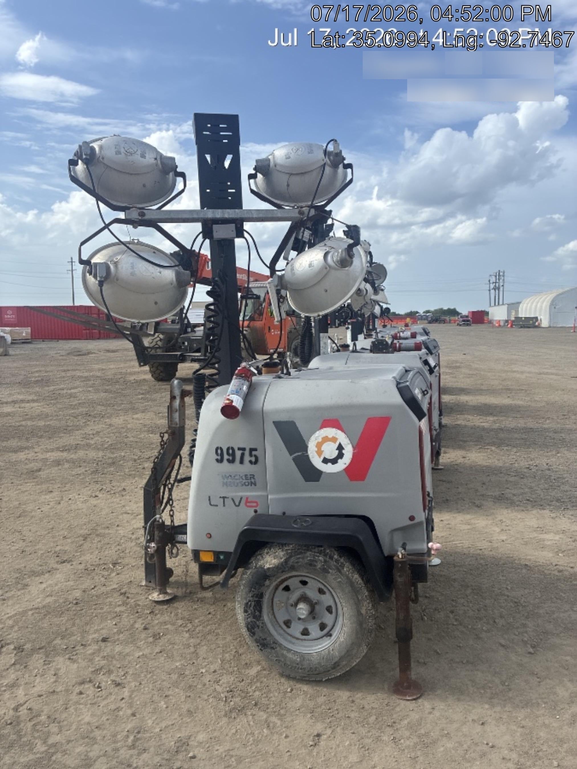 Wacker Neuson LTV6K-MH Wacker Neuson LTV6K Towable Light Tower