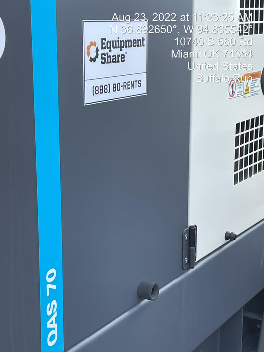 2022 ATLAS COPCO QAS 70