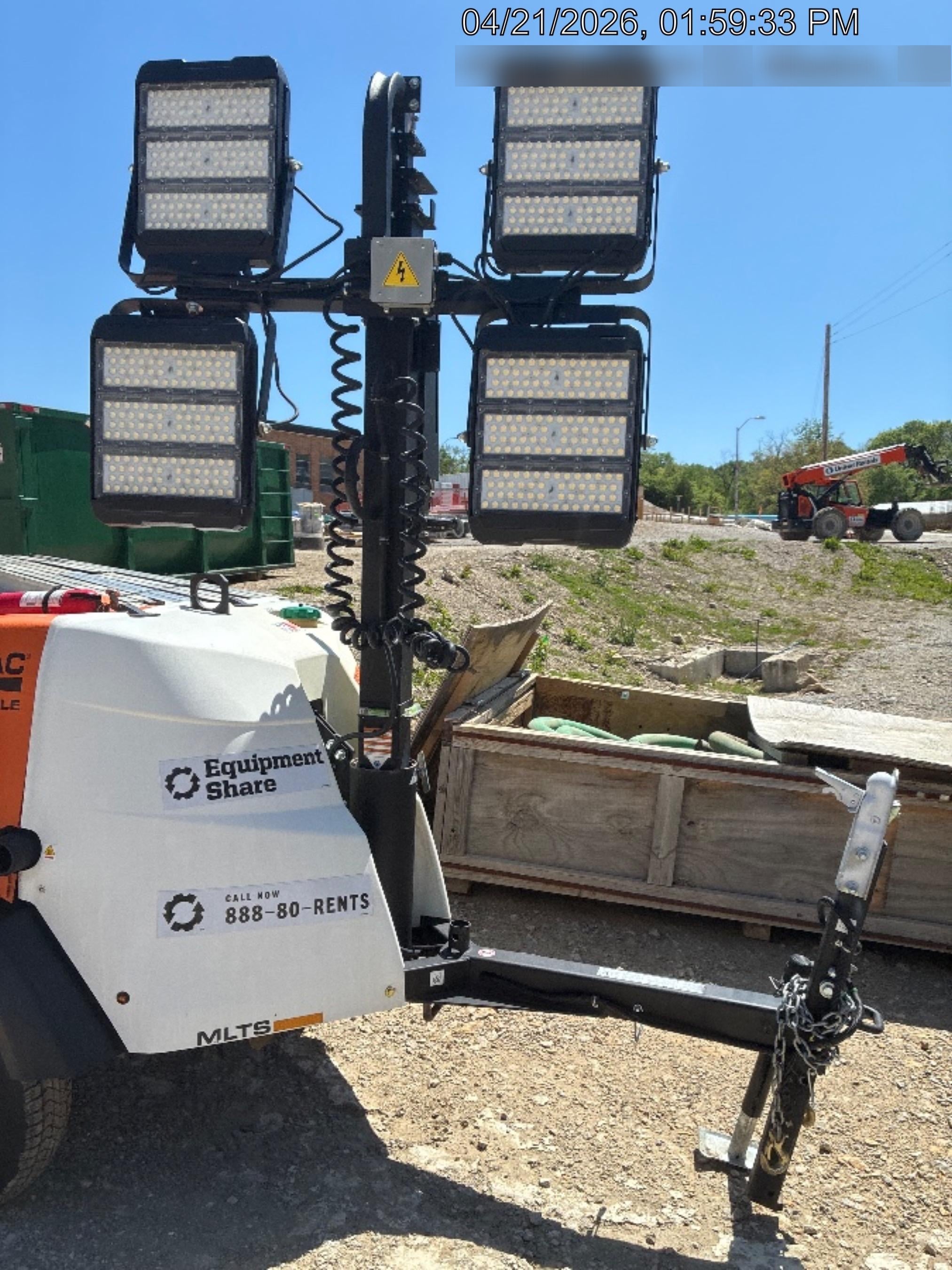 2024 Generac MLT2 Diesel, Flex Switch 120V Input, Powerzone Controller, 
(4) 320W LED Lights, 4kW Generator, 39.9 Gal Fuel Tank, 2" Ball, T3