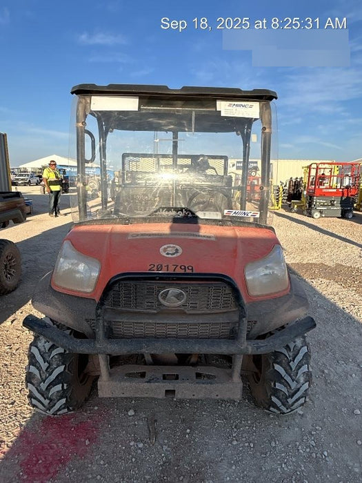 2022 Kubota RTV-X1140W-H Plastic Canopy, Windshield Acrylic Clear, LED Strobe Light, Wire Harness Kit, Back up Alarm