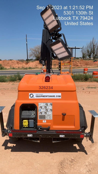 2023 Generac MLT2 Diesel, Flex Switch 120V Input, Powerzone Controller, (4) 320W LED Lights, 4kW Generator, 39.9 Gal Fuel Tank, 2" Ball, T3