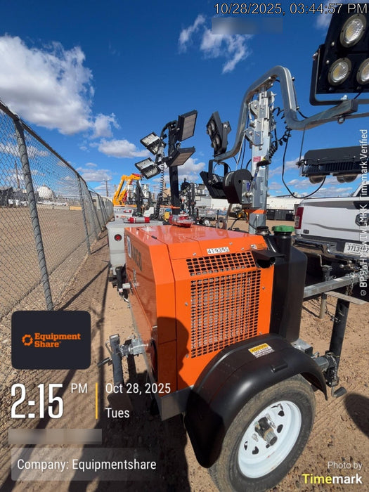 2024 Wanco WLTT-4MM4K Diesel, Deep Sea Controller, Shore Power Plug, Auto Start, (4) 350W LED Floodlights, 4kW Generator, 60 Gal Fuel Tank, 2" Ball, T3