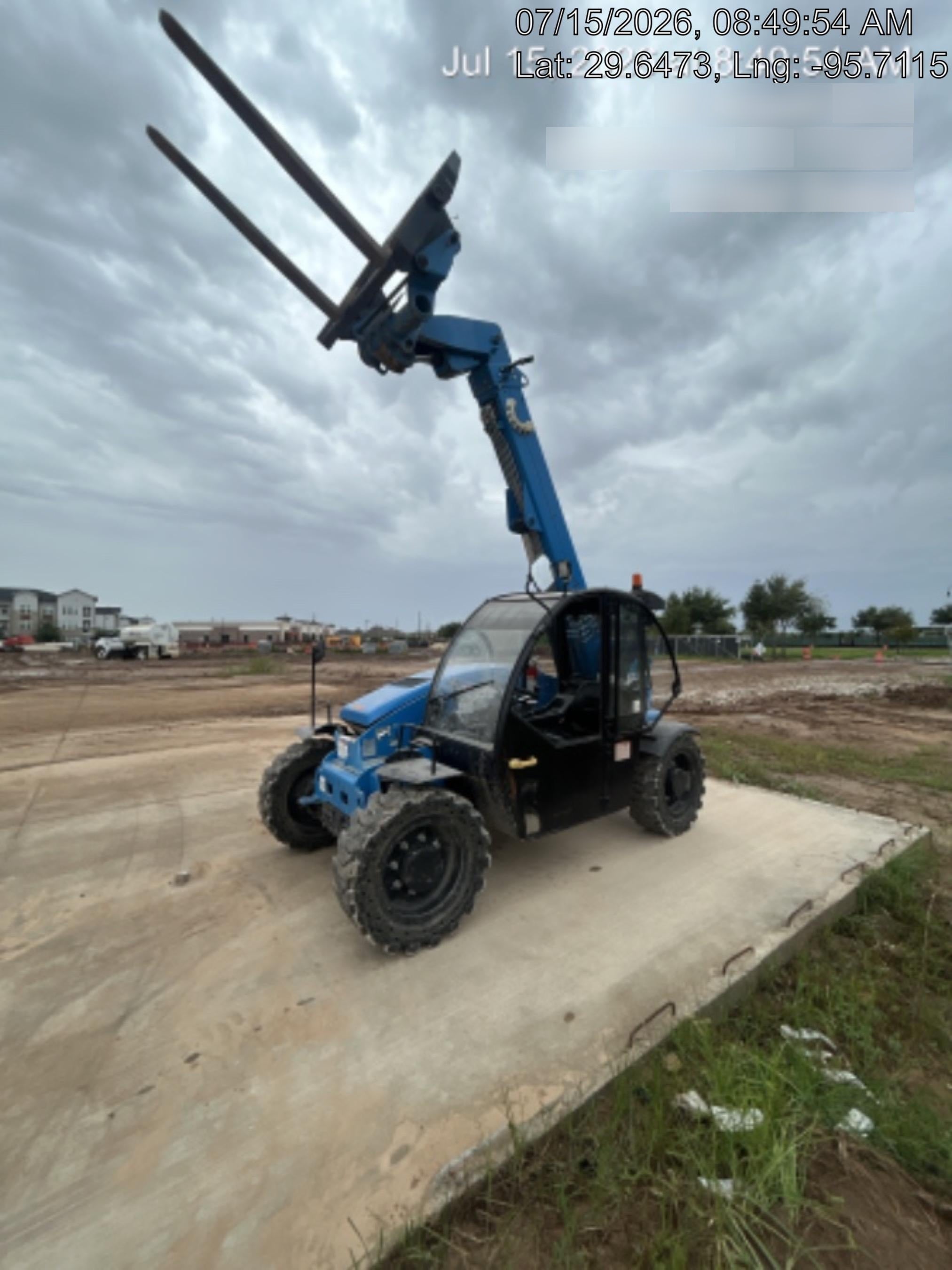 2020 Genie GTH-5519 Cab/Heat/Air, Solid Tires, Work Lights, Beacon, Aux Hydraulics, Back up Alarm