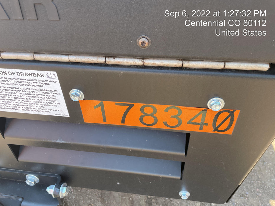 2021 SULLAIR 185D-DPQ KU4F