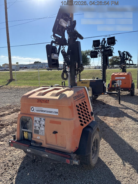 2024 Generac MLT2 Diesel, Flex Switch 120V Input, Powerzone Controller, 
(4) 320W LED Lights, 4kW Generator, 39.9 Gal Fuel Tank, 2" Ball, T3
