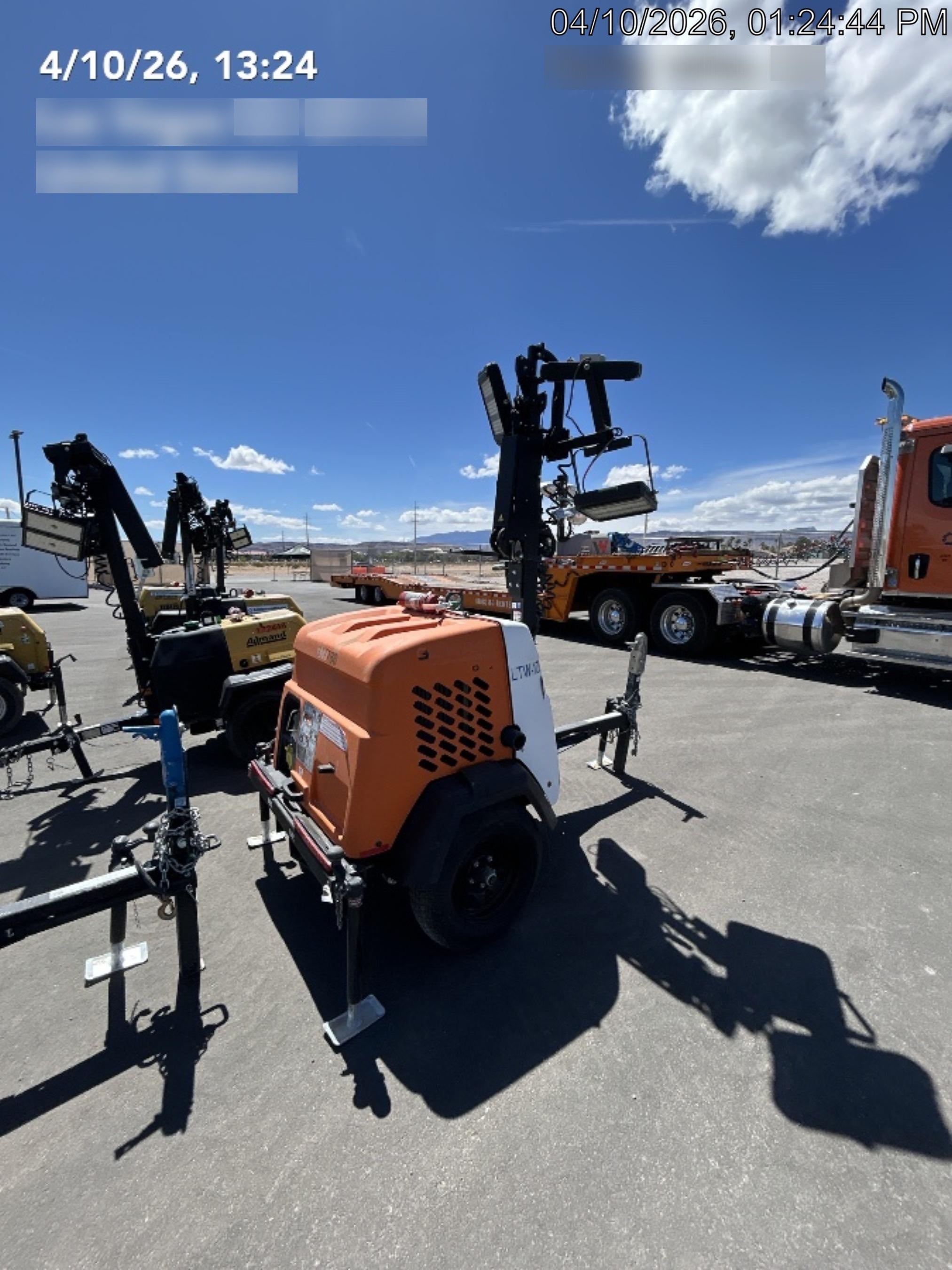 2023 Generac MLT2 Diesel, Flex Switch 120V Input, Powerzone Controller, 
(4) 320W LED Lights, 4kW Generator, 39.9 Gal Fuel Tank, 2" Ball, T3