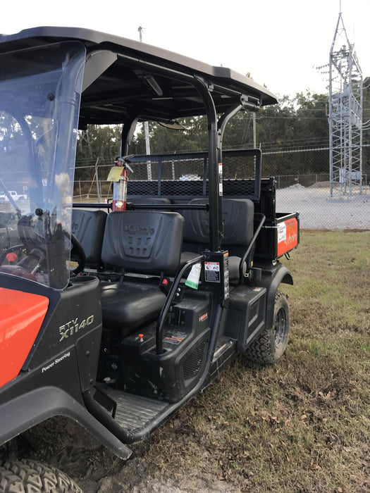 2021 Kubota RTV-X1140W-H Plastic Canopy, Windshield Acrylic Clear, LED Strobe Light, Wire Harness Kit, Back up Alarm