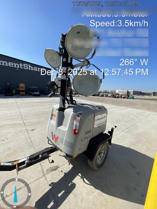 2019 Wacker Neuson LTV6L-MH Wacker Neuson LTV6L Mobile Light Tower w/Fuel Level Sensor Installed