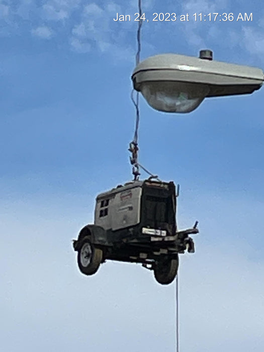 2019 Lincoln Electric Vantage 322 Lincoln Vantage 322 Welder w/Trailer, Light Kit, Cable Rack