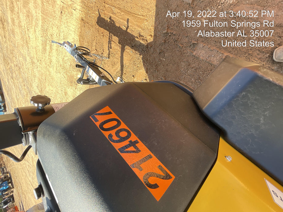 2022 Allmand NLV3GR (4) LED Light Fixture 350W, 23' Vertical Mast, 3kW Prime, Towable, Deep Sea L401, Leveling Jacks, Yanmar T4F 5.8hp