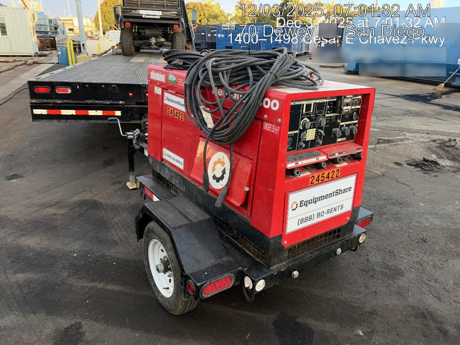 2022 Shindaiwa DGW400MDL Kubota D902 Engine, 23 HP, Dual Op Welder, Wire, Arc, Droop Stick, Tig, and CC Stick Functionality, Simulphase, 3 Phase and 1 Phase Gen Output, Single Axle NB Trlr, Slr Trckl Chrg 12V 12W, Fire Ext