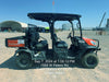 2021 Kubota RTV-X1140W-H Plastic Canopy, Windshield Acrylic Clear, LED Strobe Light, Wire Harness Kit, Back up Alarm