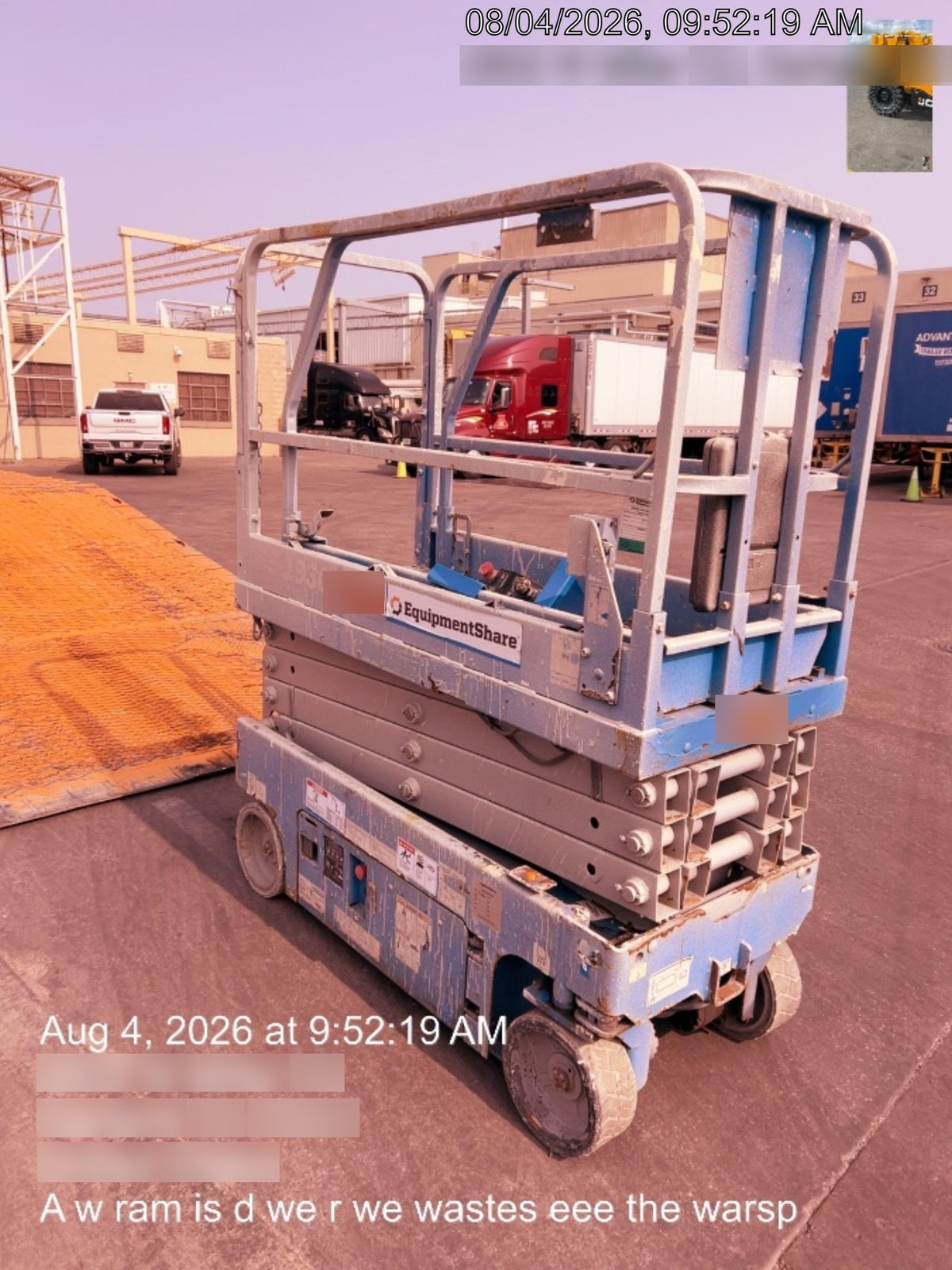2018 Genie GS-1930 Genie GS-1930 Scissor Lift w/Standard Options