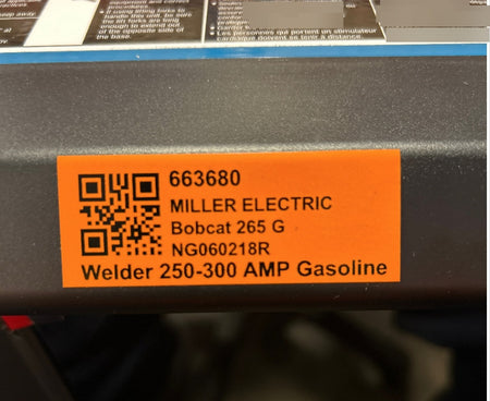 2026 MILLER ELECTRIC Bobcat 265 G