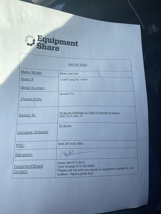 2021 LIND EQUIPMENT LE978LEDV-T4B