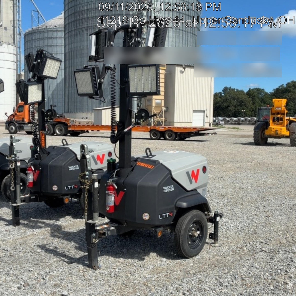 2024 Wacker Neuson LTT4 Diesel, Kohler KDW702, Deep Sea Controller, Auto Start, LED 320W, Bypass Outlet, T3
