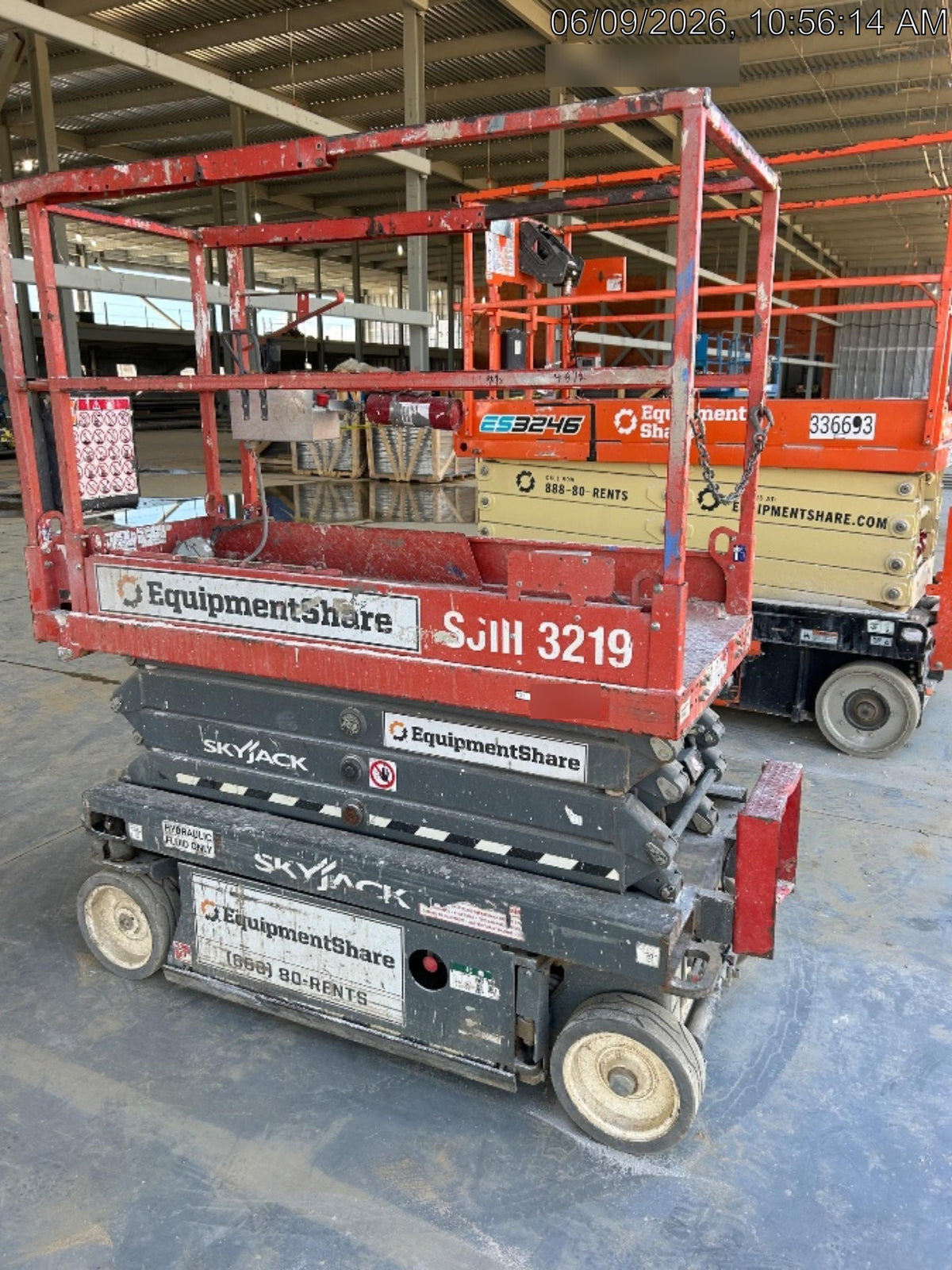 2019 Skyjack SJIII-3219 Standard Options, Trojan Batteries