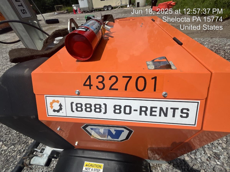 2024 Wanco WLTT-4MM4K Diesel, Deep Sea Controller, Shore Power Plug, Auto Start, (4) 350W LED Floodlights, 4kW Generator, 60 Gal Fuel Tank, 2" Ball, T3