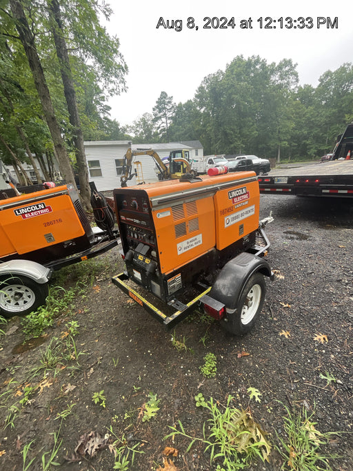 2021 Lincoln Electric Vantage 322 Vantage 322 Ready Pak 3 w/ Decals, ORANGE (includes trailer, cable rack, fender light kit) NO Telematics